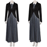 Beetlejuice Beetlejuice Lydia Cosplay schwarz  Kostüm Halloween Karneval Outfits